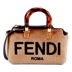 Designer bag with bold Fendi logo