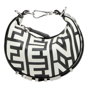 Bold geometric print purse