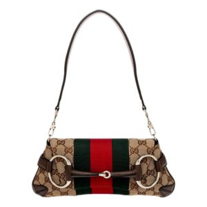 Designer handbag with signature pattern