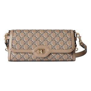 Stylish monogrammed purse with clasp