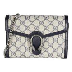Luxury handbag with chain strap