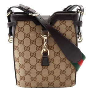 Stylish monogrammed leather purse