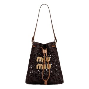 Fashionable bag featuring intricate woven design