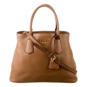Elegant designer leather tote bag