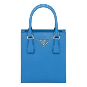 Elegant blue tote bag design