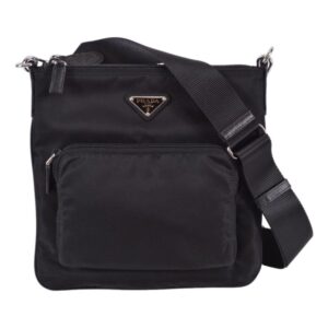 Stylish black crossbody bag by Prada