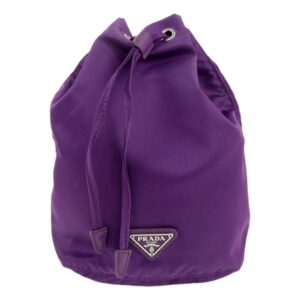 Purple Prada drawstring backpack